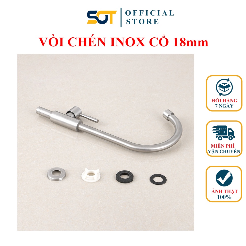 Vòi rửa chén lạnh INOX 304