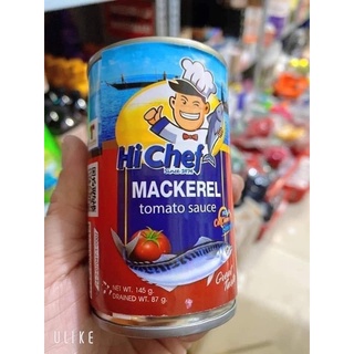 1 Hộp Cá Mòi Sốt Cà Chua mackerel chef 145gram
