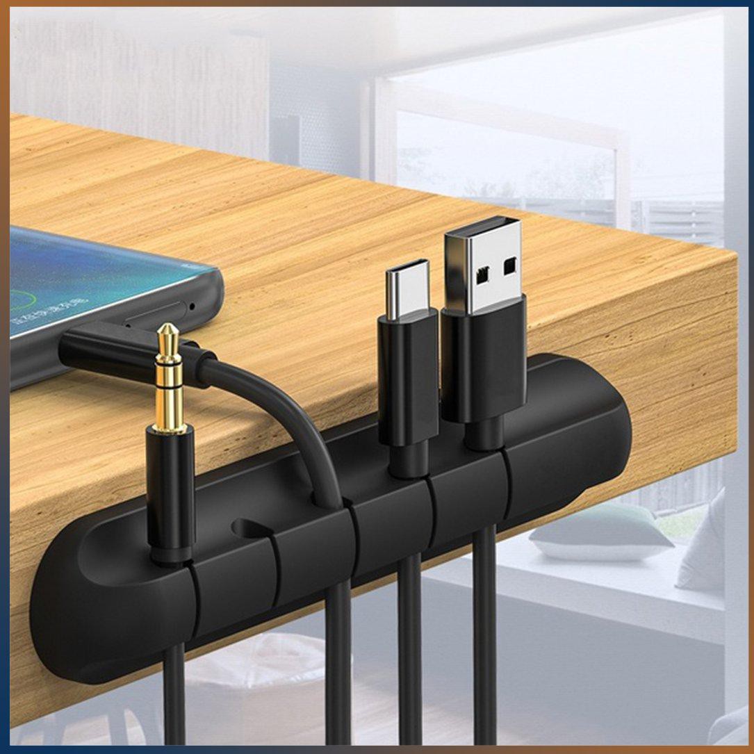 Kẹp Silicone Giữ Dây Cáp Gọn Gàng 4.9 | BigBuy360 - bigbuy360.vn