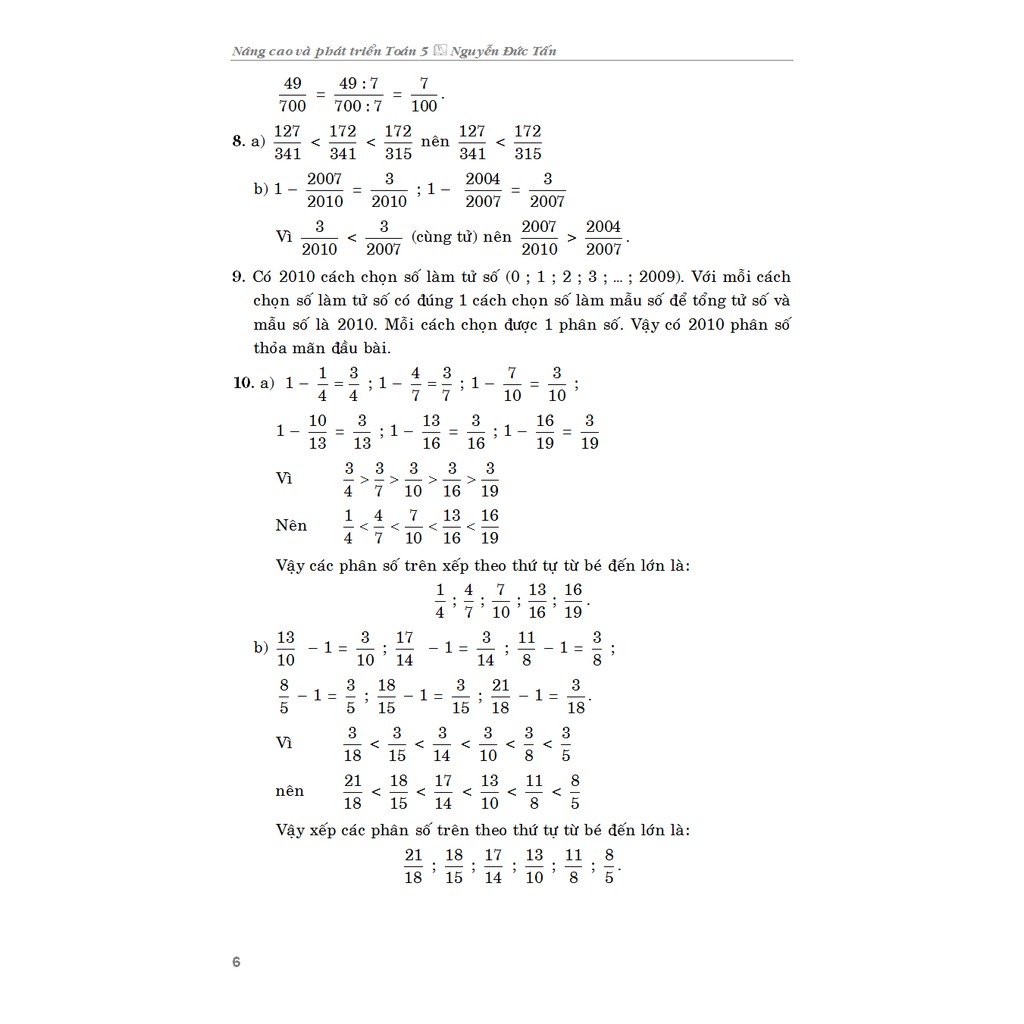 Sách Nâng Cao Và Phát Triển Toán 5