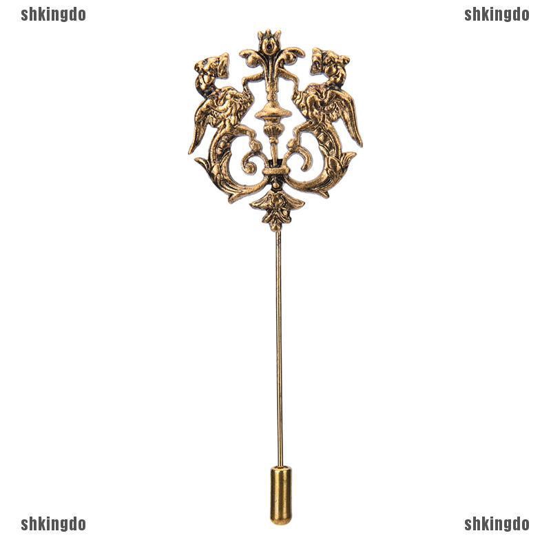 Ghim cài áo điêu khắc tinh xảo mang hơi hướng cổ điển