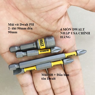 Bộ 4 Mũi Vít DeWalt Chính Hãng