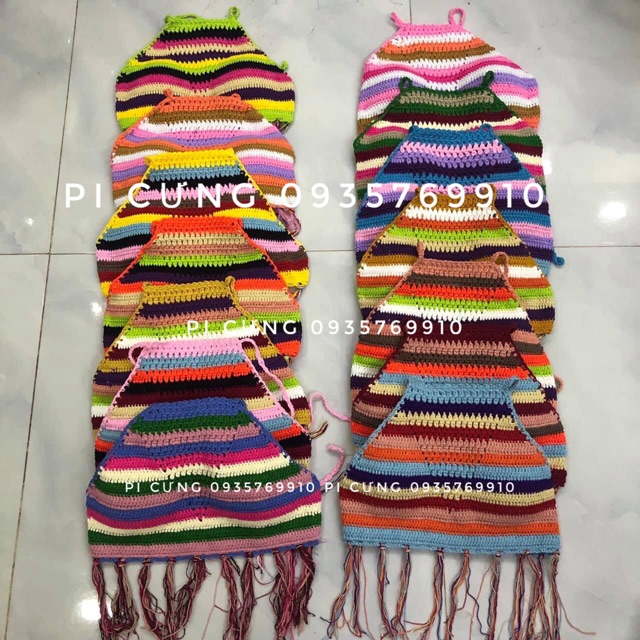 Yếm tua rua móc tay hình thật | BigBuy360 - bigbuy360.vn