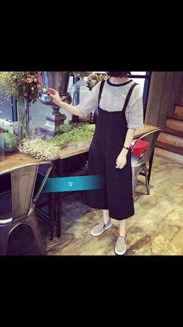 Sét yếm ống rộng kèm ảnh thật