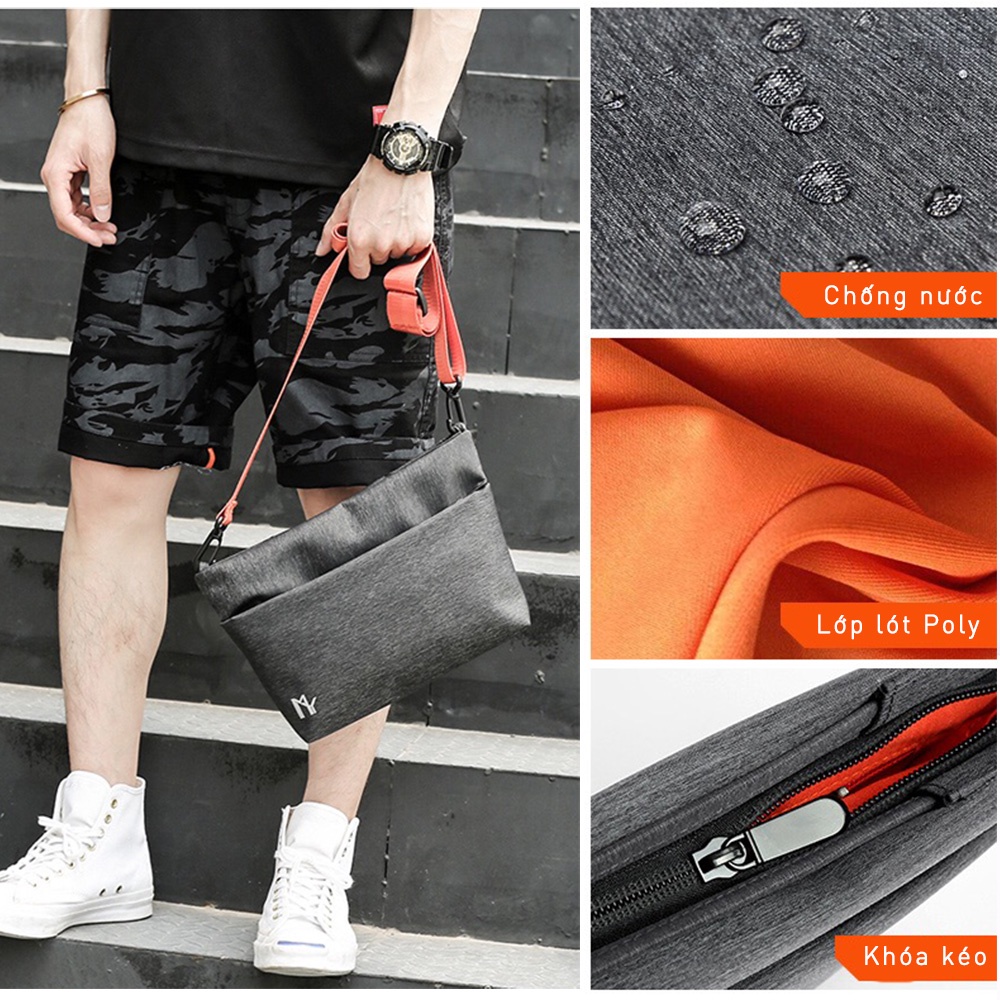 Túi đeo nam thời trang Hàn Quốc Oxford MOYYI MY0405 vải chống nước