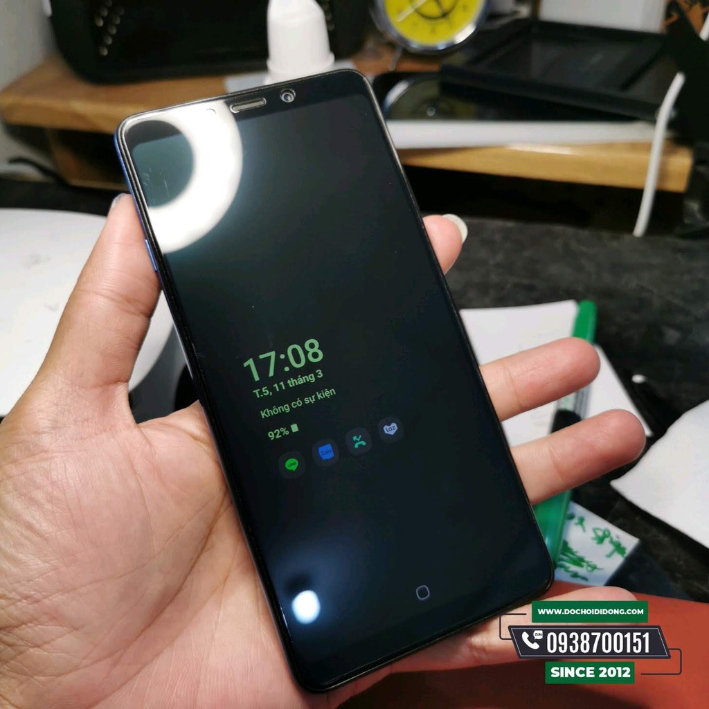Miếng dán cường lực màn hình Samsung A9 2018 nguyên liệu nano cao cấp