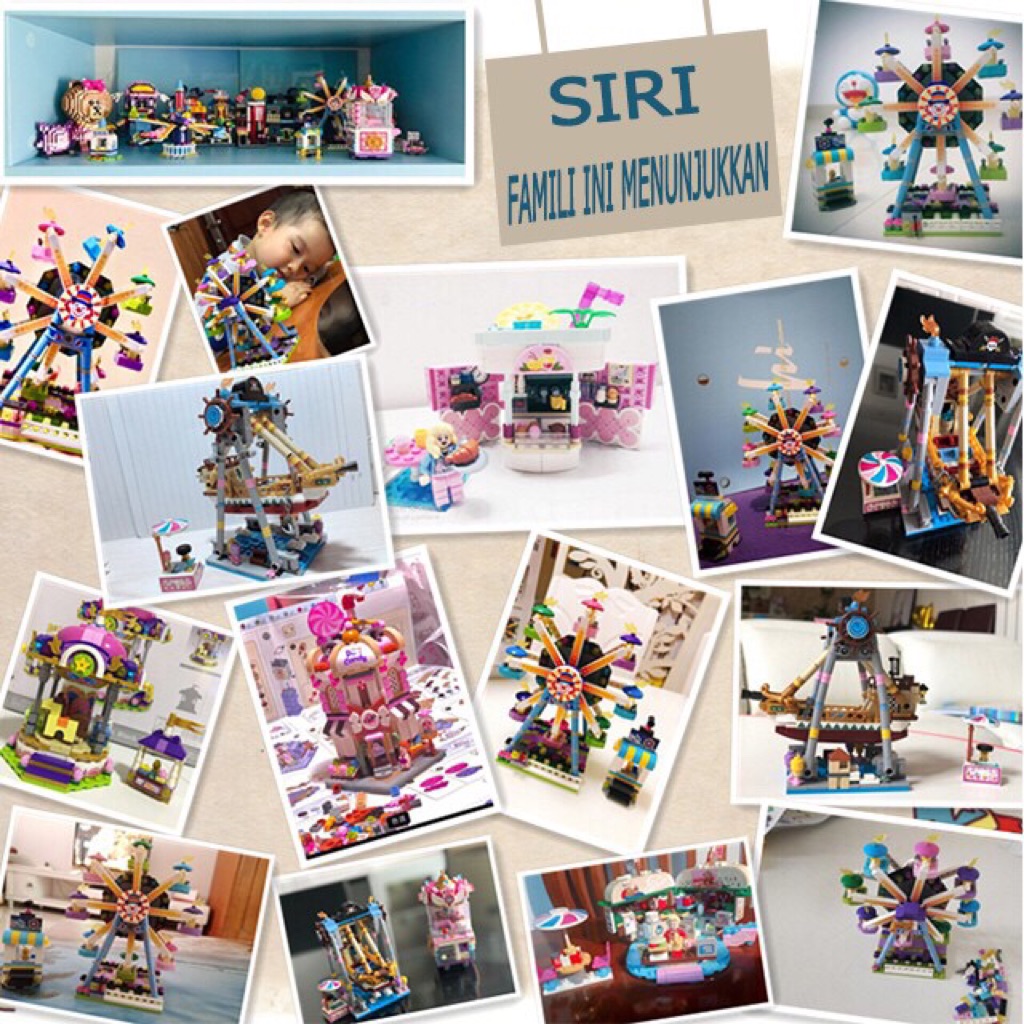 Bộ Đồ Chơi Lắp Ráp Công Viên Giải Trí MINI Cho Bé