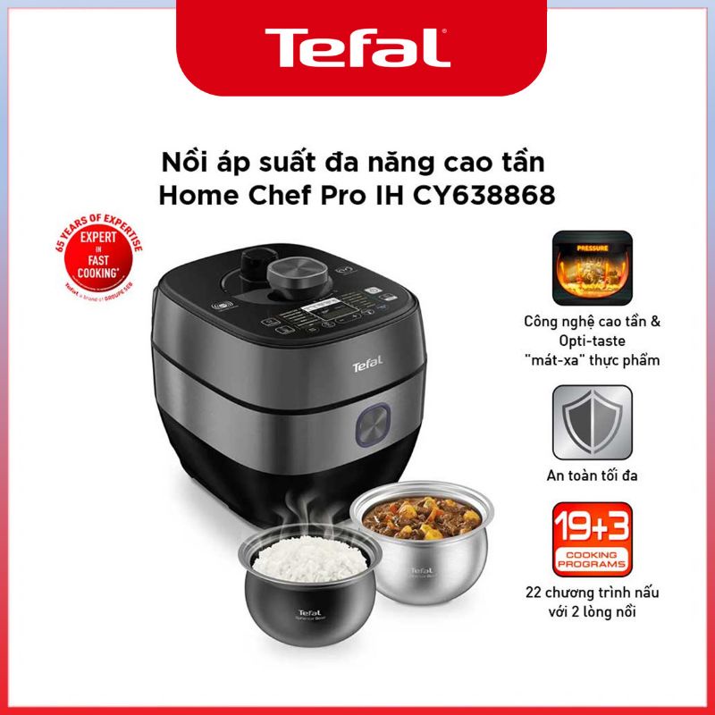 Nồi áp suất điện Tefal CY628868 - 5.0L