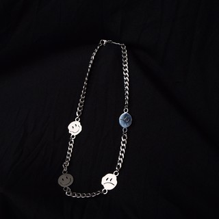 Vòng cổ Smile & Sad bạc , Dây chuyền nam nữ , Msw Town