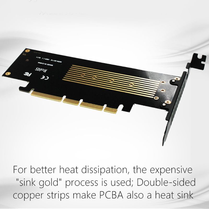 Bộ Chuyển Đổi Trọng Lượng Nhẹ IOR Cho M 2 NVMe Adapter Sang PCIE3 0 GEN3 for M 3