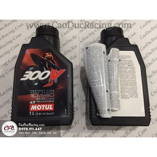 SIÊU RẺ - Nhớt motul 300v tem 3 lớp