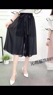Quần voan ống rộng