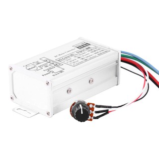 Stepless pulse width/motor speed controller DC 9-60V PWM 12V 24V 60V MAX 20A with regulator switch