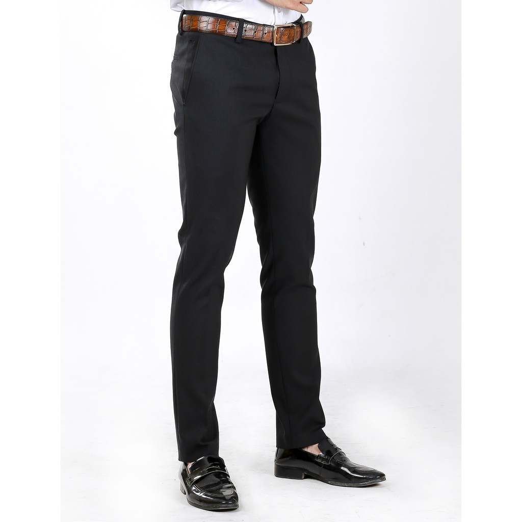 Quần Tây Nam 299 Dáng Slimfit Vĩnh Tiến Đen | BigBuy360 - bigbuy360.vn
