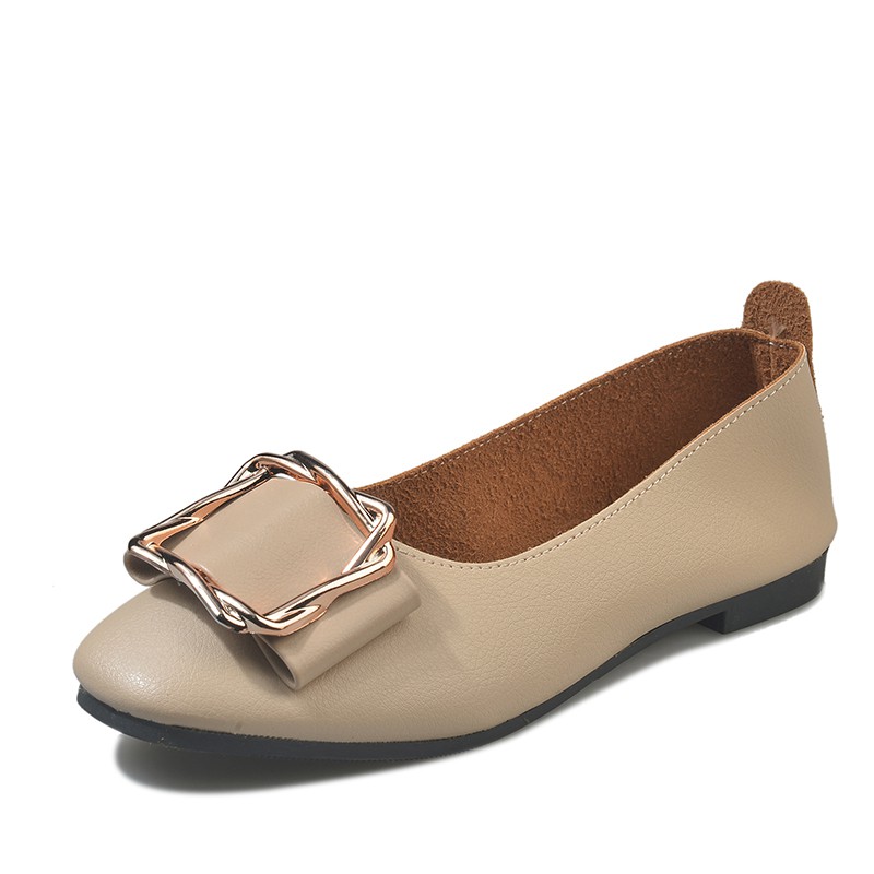 Giày Búp Bê Nữ Gót Vuông Thời Trang Hàn Quốc 2021 | BigBuy360 - bigbuy360.vn