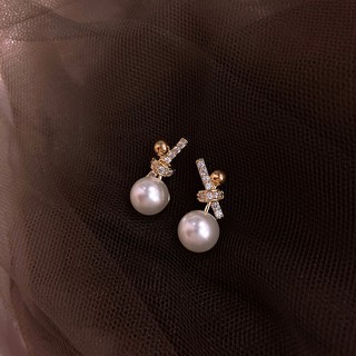 Bông tai hạt châu phá cách nữ tính MS259