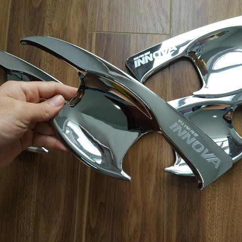 Ốp hõm cửa Innova 2017 2018 2019 2020 2021 Mạ Crom giúp bảo vệ -trang trí ô tô