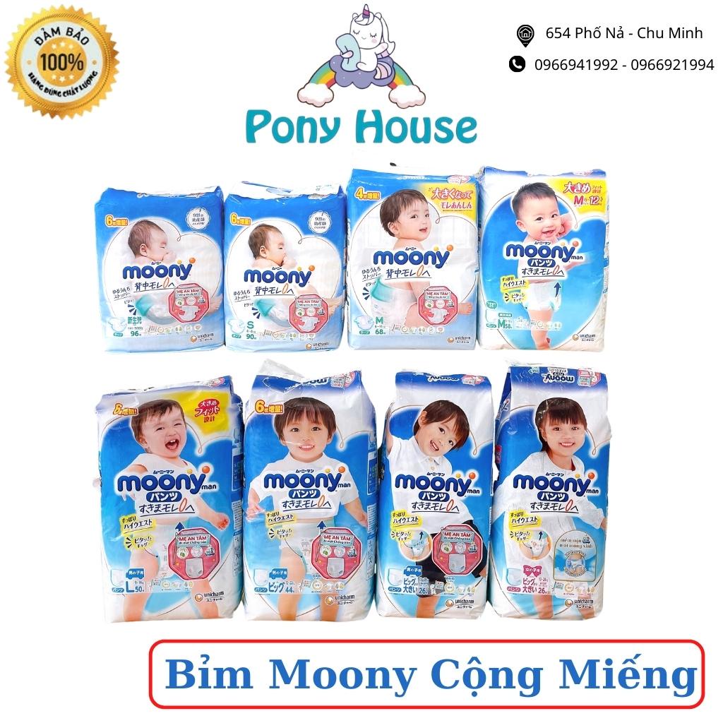 Bỉm Moony Xanh Nhật tã quần/dán NB96,S90,M68,M64,L58,L50boy,L50girl,XL44boy,XL44girl- XXL30Girl,XXL30 boy