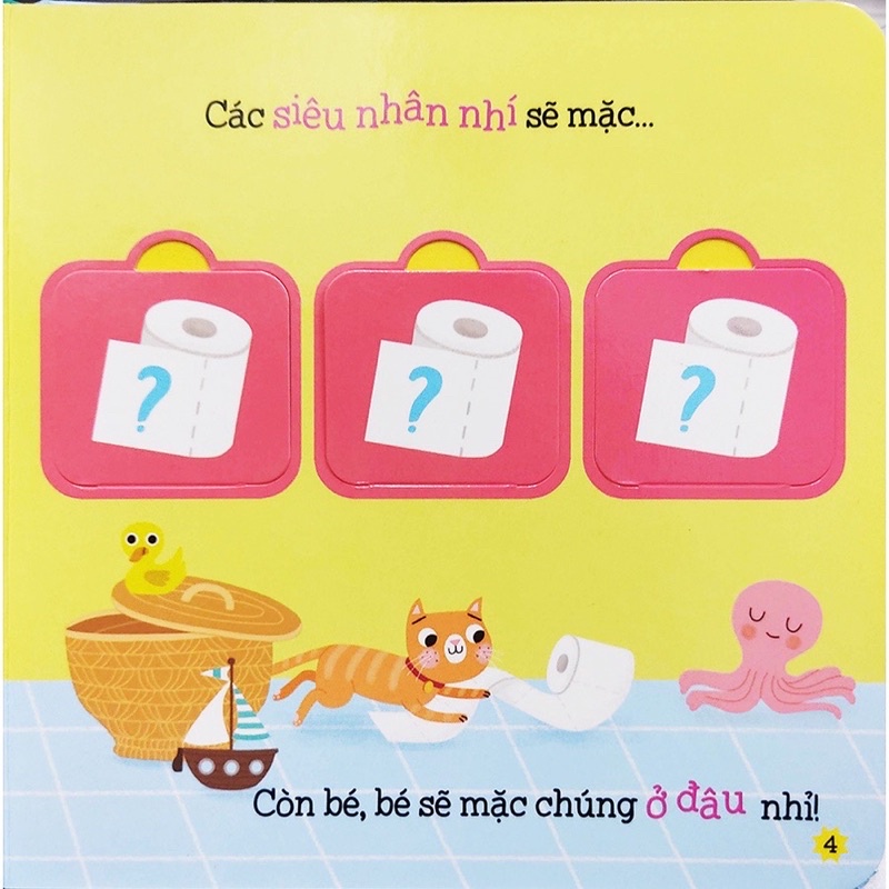 Sách-Lift-the-flap - Lật mở khám phá- Bé giỏi giang, vệ sinh đúng cách