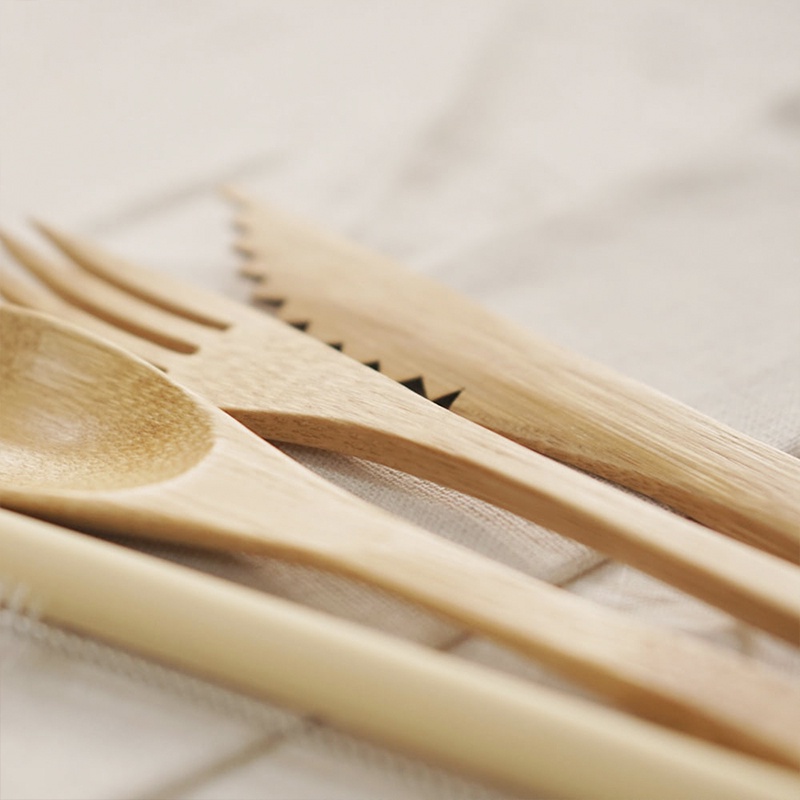 Dao, Thìa , Nĩa bằng tre dành cho cá nhân/du lịch ECOHUB