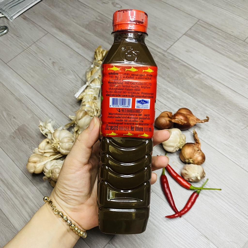 Nước mắm lên men thương hiệu Mea Boon Lam Thái Lan ( thương hiệu bà già)