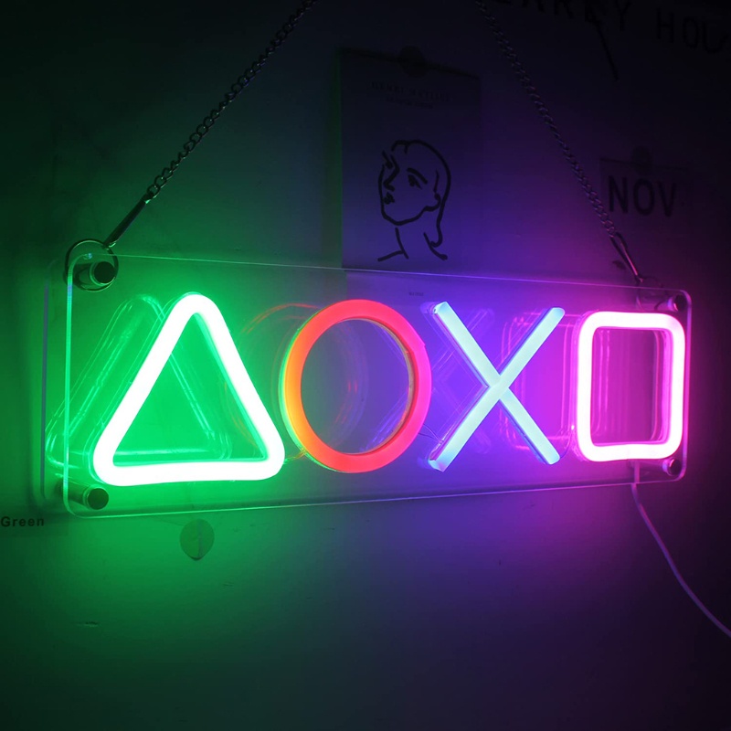 Đèn LED Neon Hình Game Thủ Công Dùng Để Trang Trí Phòng Khách / Phòng Ngủ