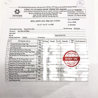 Bổ phế kha tử Tín Phong (Hộp 2 vỉ x 10 viên)