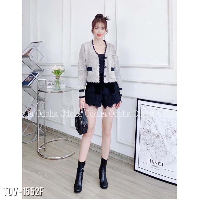 💥💥FREESHIP🔥ÁO KHOÁC LEN CADIGAN .CỔ V PHỐI VIỀN  KÈM ẢNH THẬT CHỤP SÀN CỰC ĐẸP