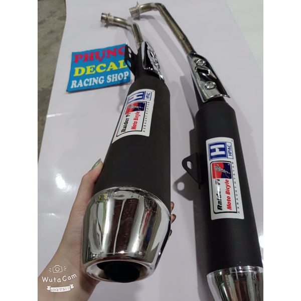 Pô Spark Raider Móc ấm lắp dòng xe Sirius , Wave , Cub , Dream , Ex 50cc...