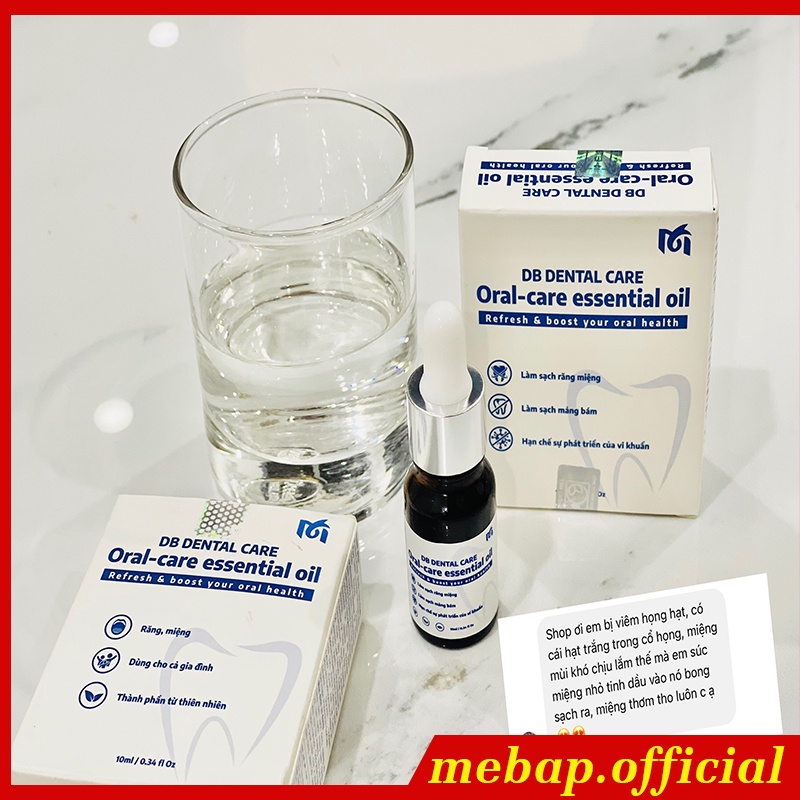 [Combo] Tinh dầu răng miệng Dental Care hết hôi miệng nhiệt miệng sâu răng chảy máu chân răng 10ml