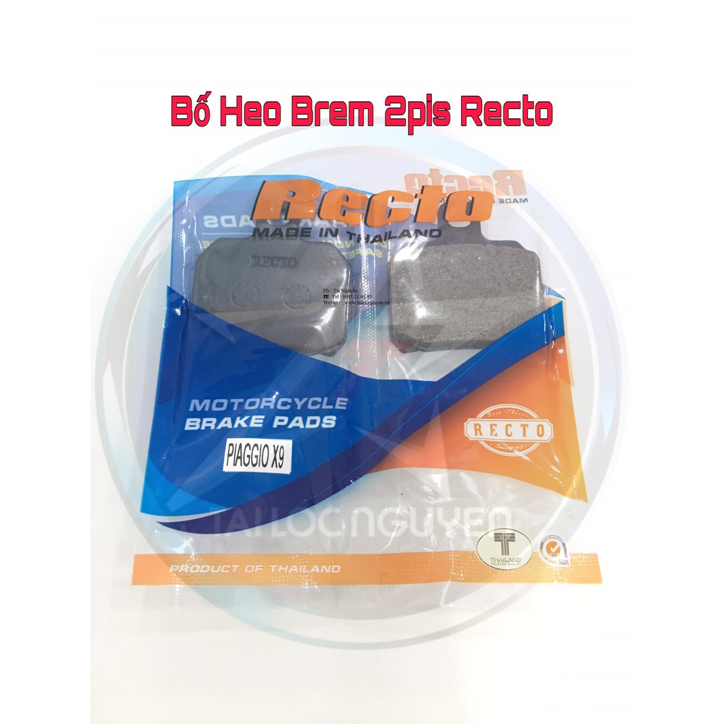 BỐ THẮNG RECTO GẮN HEO BREM/NISSIN 2 BIS CÁC DÒNG XE