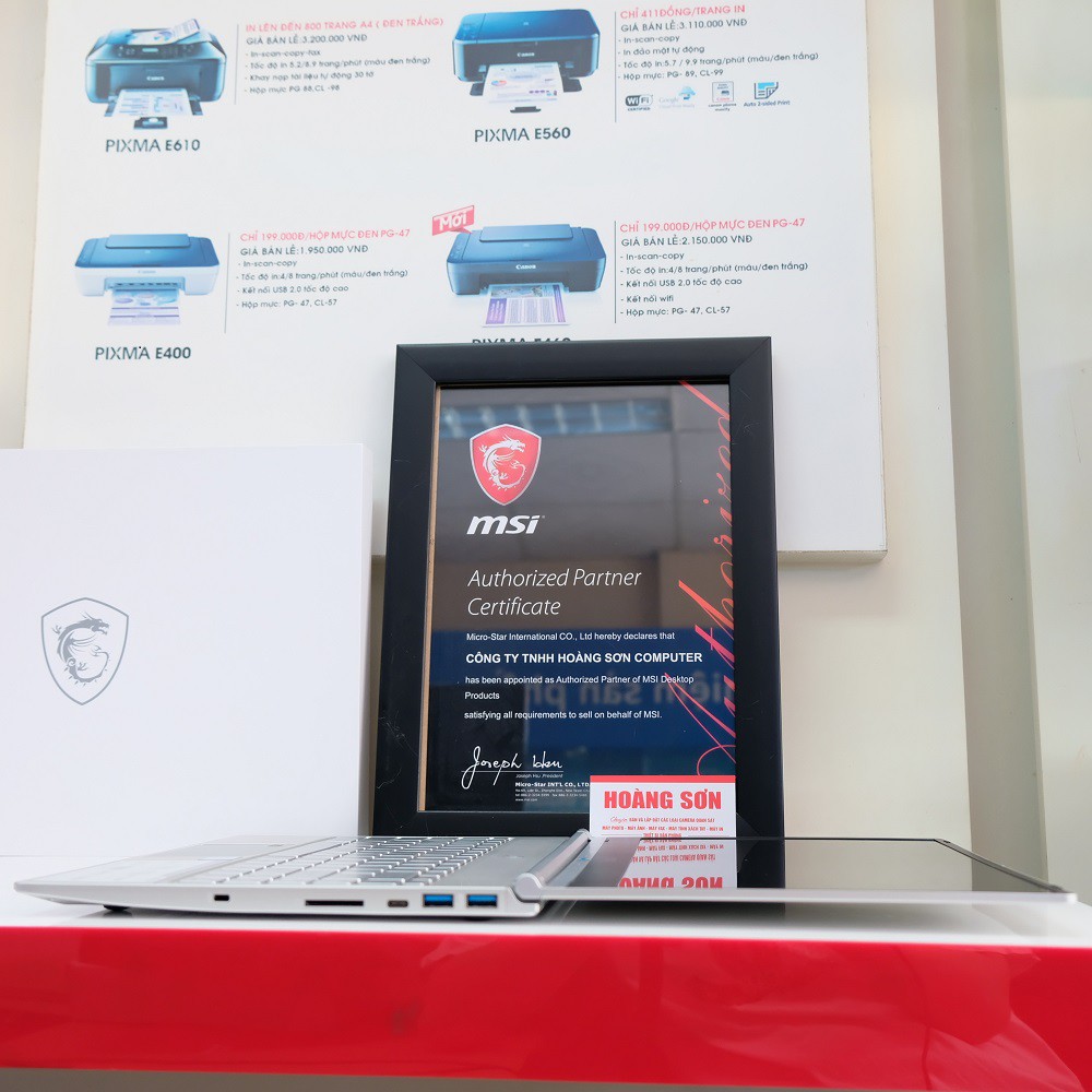 Laptop MSI PS42 8RB 234VN/i5-8250U/8G/256G/MX150 2G/14″FHD/Ledkey/Vỏ nhôm/S | BigBuy360 - bigbuy360.vn