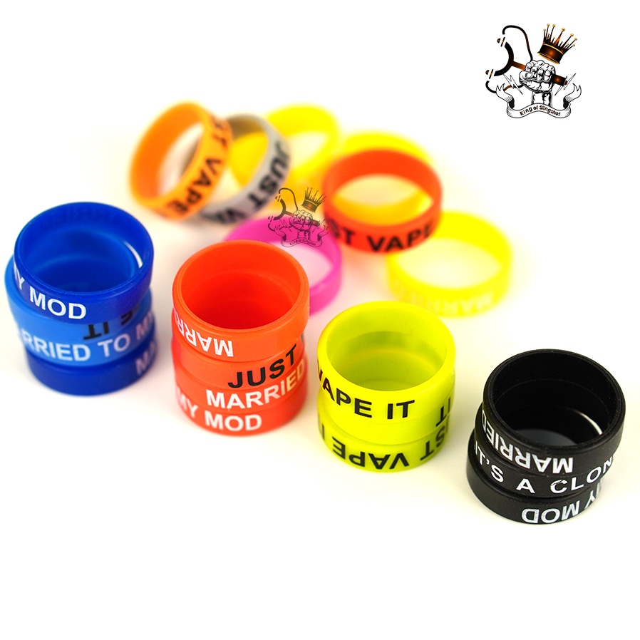 [Hot] Combo 10 Vòng Silicon Chống Trượt, Vòng Cao Su Chống Trượt cho Ná, Vape , Cần Câu, Nhiều Màu Ngẫu Nhiên