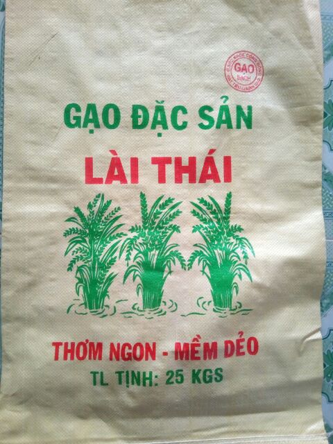 Bao dệt pp mới. 25kg. 2da