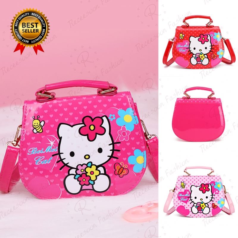 Túi đeo chéo hình Hello Kitty cho bé gái