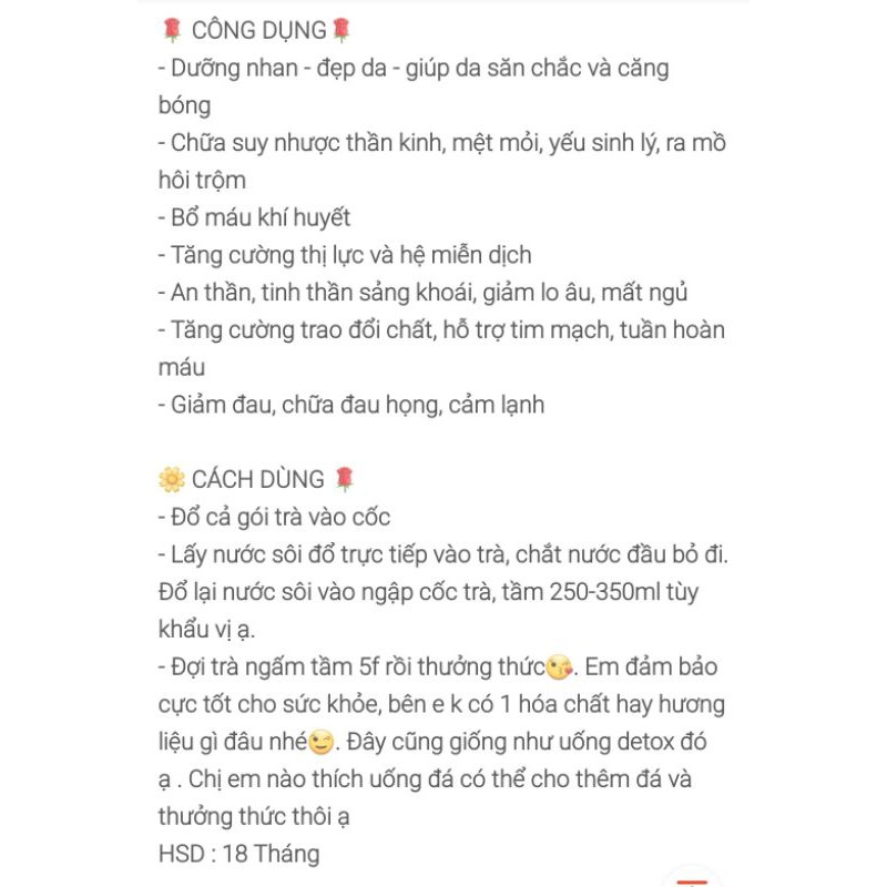 Set trà táo kỷ tử long nhãn(pha 300ml- dùng lại 3 lần)