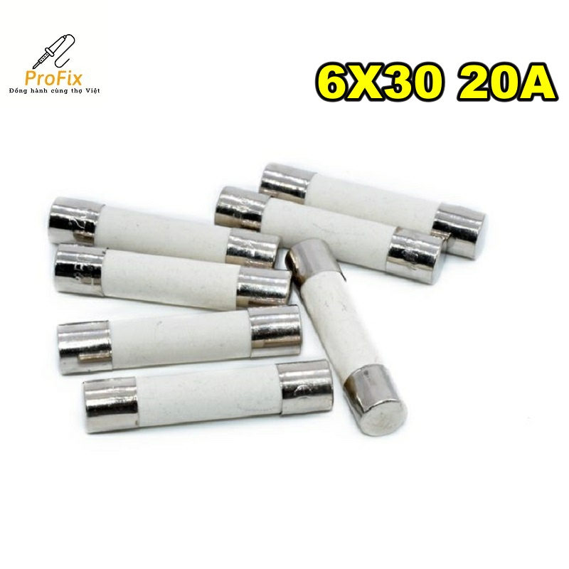 Cầu chì sứ 6x30 20A