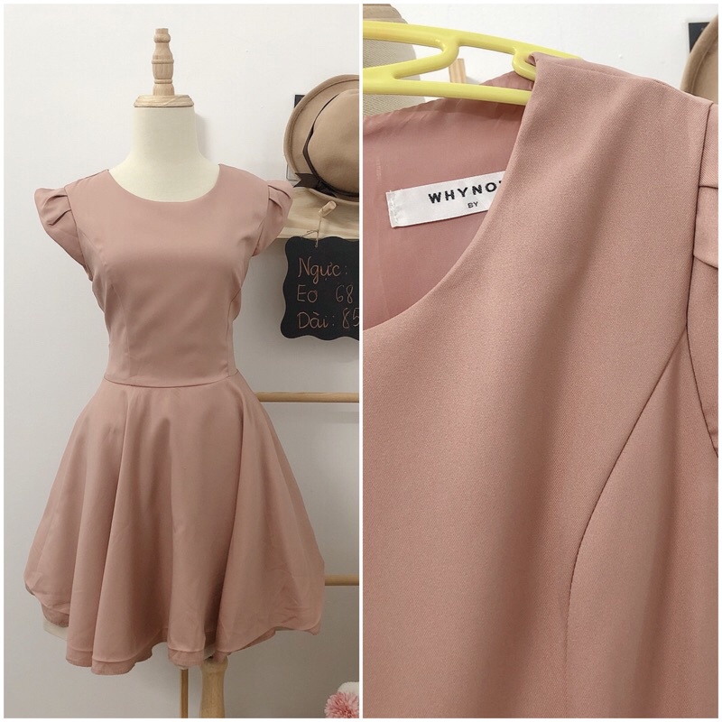 Đầm vin sơ mi chanh xả tắc