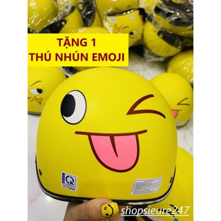 Nón bảo hiểm emoji cảm xúc bền đẹp