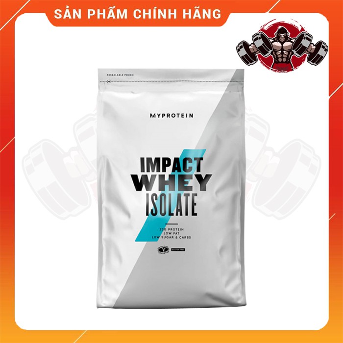 WHEY PROTEIN - IMPACT WHEY ISOLATE - 2.2lbs (1kg) - Bổ Sung Protein Tăng Cơ Giảm Mỡ - Từ Châu Âu