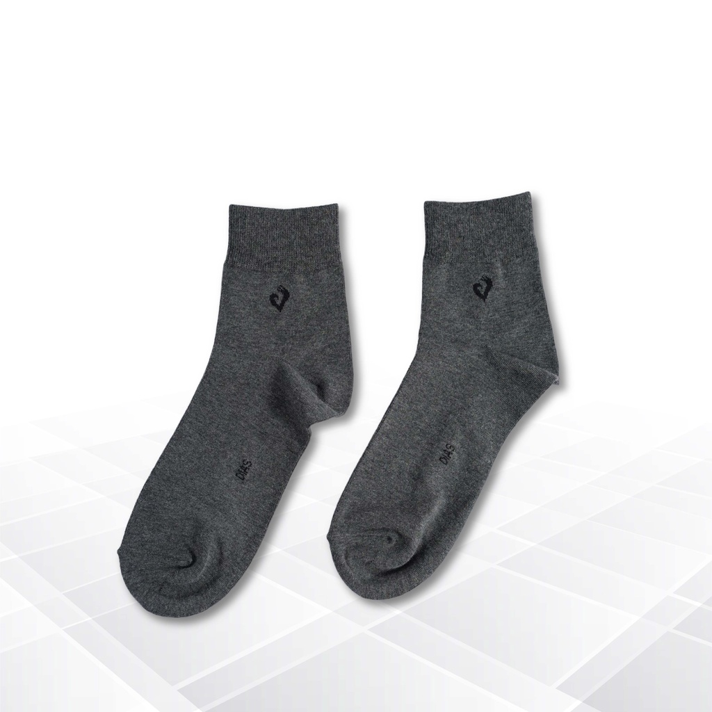 Tất Nam Công Sở Cổ Vừa Chất Liệu Cotton Kháng Khuẩn, Khử Mùi, Thấm Hút Tốt, Co Giãn 360 Độ Dias DT-503