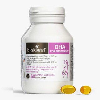 Dha bioisland for pregnancy cho mẹ bầu dạng 60 viên