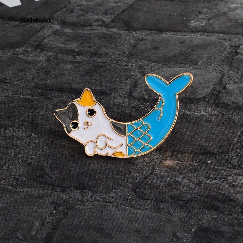 Ghim Cài Áo Hình Mèo Hoạt Hình Đáng Yêu