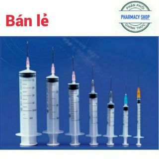Bơm tiêm Vinahankook từ 1cc/ml đến 50cc/ml bơm tiêm chỉ sử dụng 1 lần