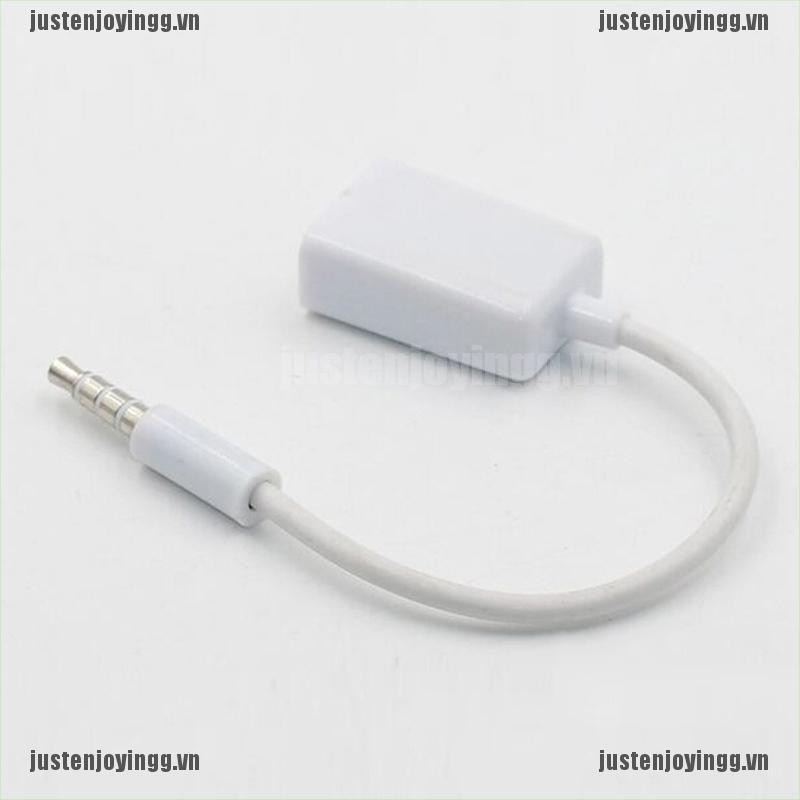 Dây cáp âm thanh chuyển đổi giắc cắm 3.5mm sang cổng USB 2.0