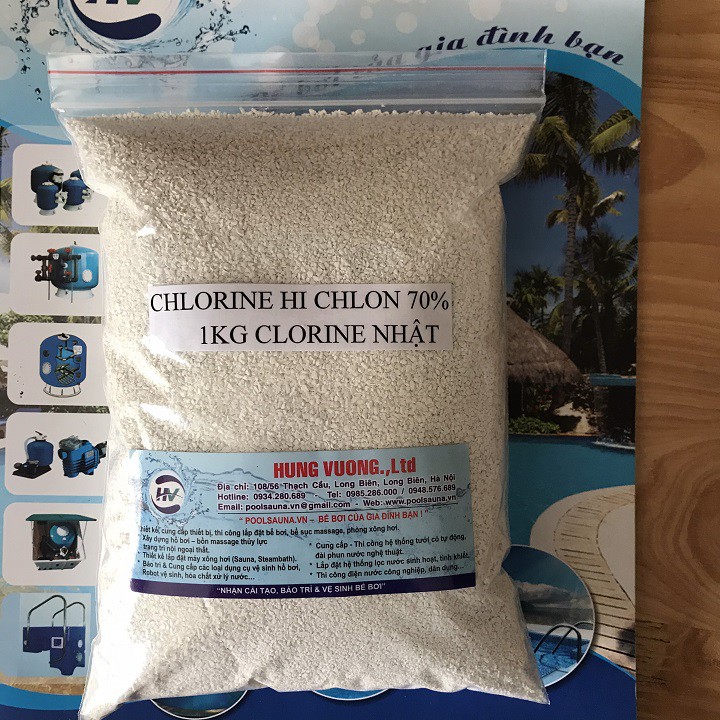 Clorine khử trùng, khử khuẩn - Clorin 70% khử trùng thay thế Cloramin B - Clorine xử lý nước hồ bơi