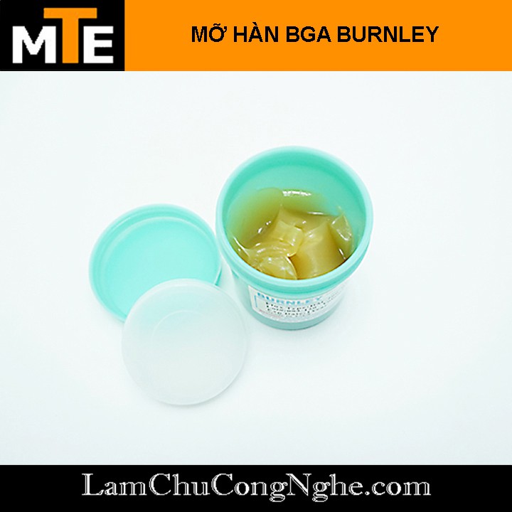 Hộp mỡ hàn thiếc BGA 100G Burnley hỗ trợ hàn chip, khò tháo chip ...