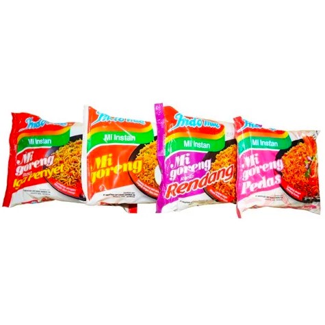 Set 20 gói mì xào khô indomie đủ vị