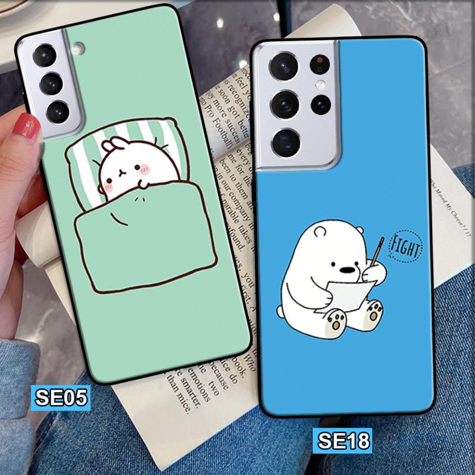 Ốp lưng Samsung S21 FE 5G dẻo in hình gấu dễ thương