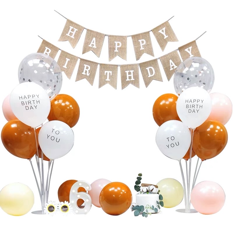 BÓNG BAY TRANG TRÍ SINH NHẬT DECOR BIRTHDAY SỐ TUỔI ĐÈN LED